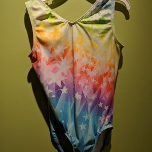 Adult Extra Small Star print GK Leotard